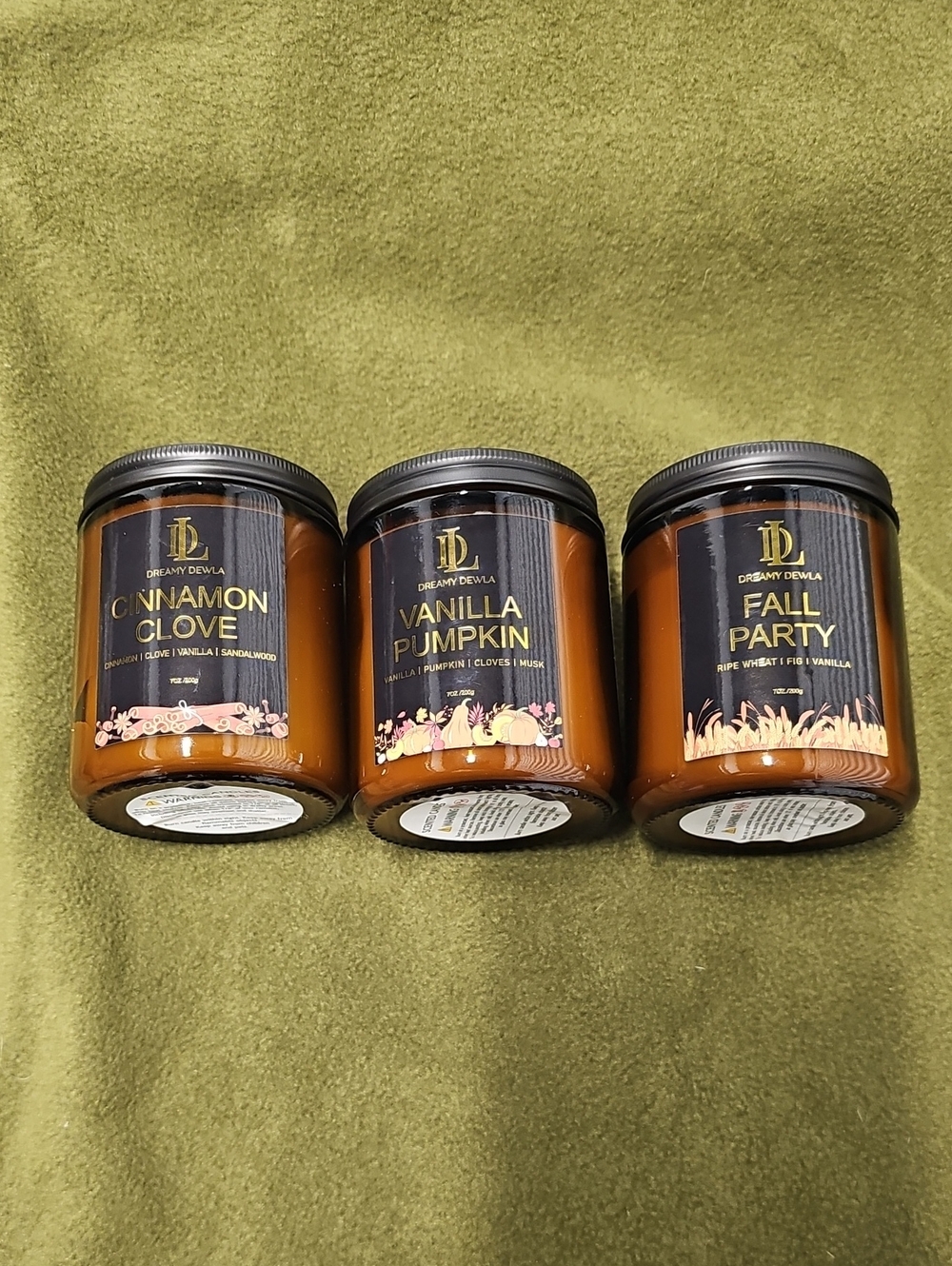Dreamy Dewla Fall Candles - Choice Of 1 - 7 Oz Scented Candle